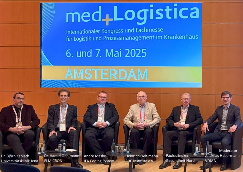 Foto medlogistca Referenten zum Themenkreis AIDC
